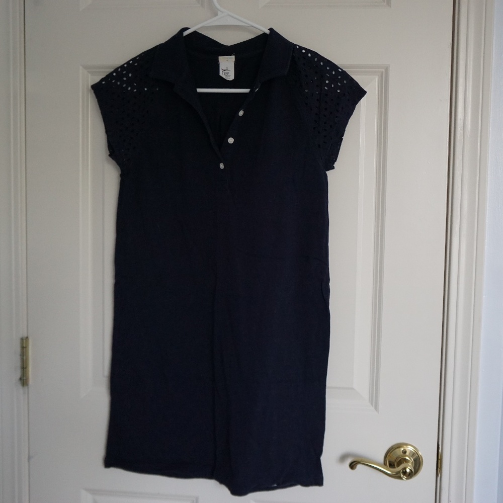 Navy blue polo dress